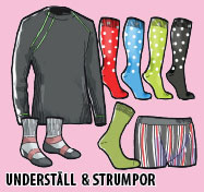 Underställ och strumpor